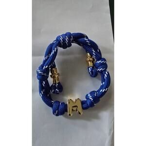 Rope initials bracelet - A, C, M